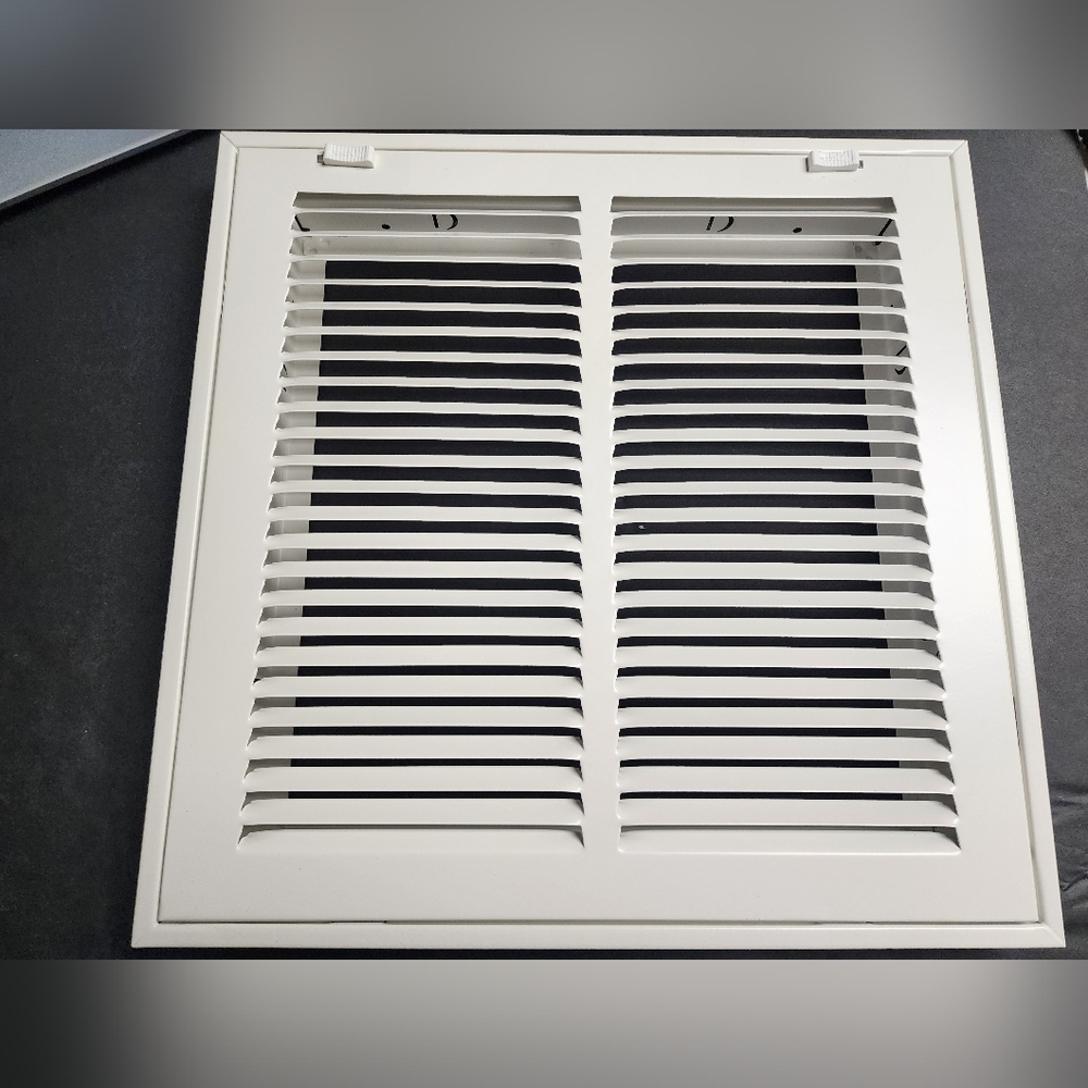 Return Filter 12 x 12 White Scratch Resistant Powder Coated Metal-FabInc New 658